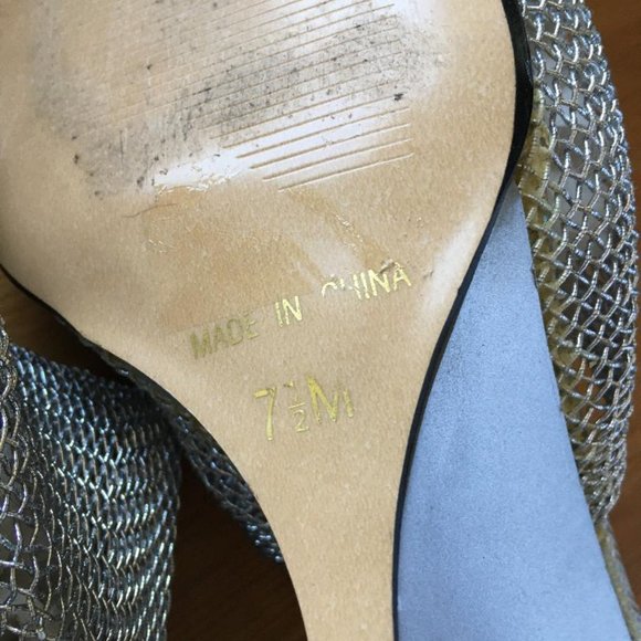 Silver Wedge open-toe Spring fun!! - Picture 4 of 4